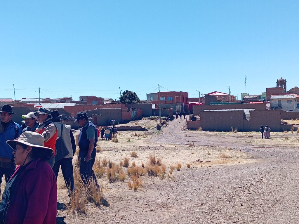 Trabajo de campo junto a la comunidad